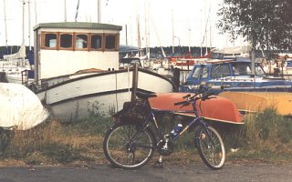 Cykel och båt