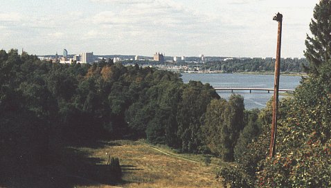 Västerås sedd från Björnö